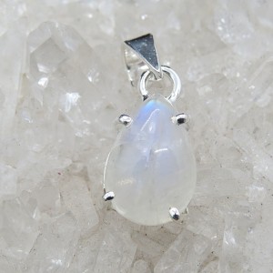 Colgante piedra luna y plata