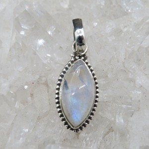 Colgante piedra luna y plata