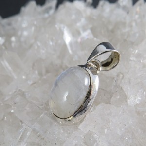 Colgante piedra luna y plata