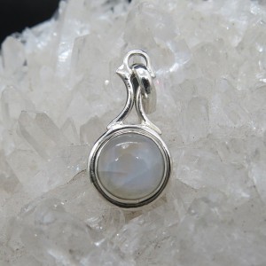 Colgante piedra luna y plata