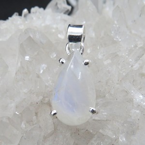 Colgante piedra luna y plata