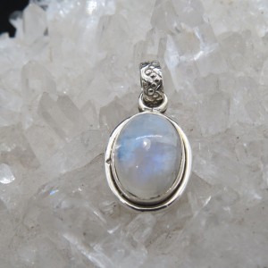 Colgante piedra luna y plata