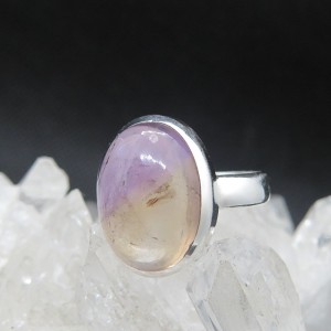 Anillo Ametrino y plata