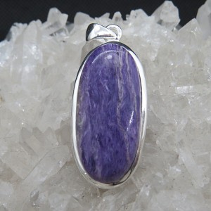 Colgante Charoita y plata
