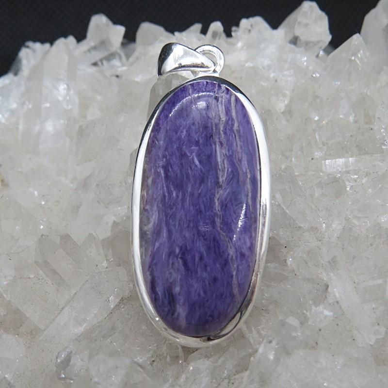 Colgante Charoita y plata