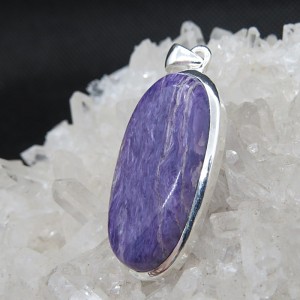 Colgante Charoita y plata