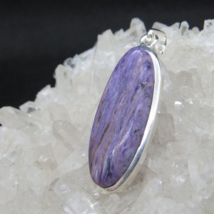 Colgante Charoita y plata