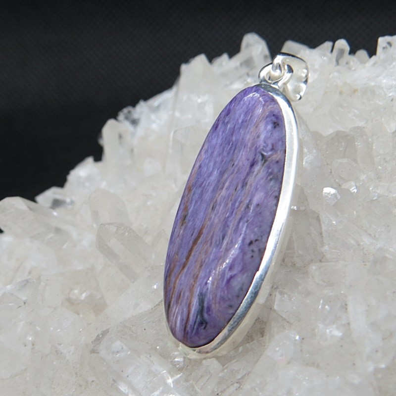 Colgante Charoita y plata