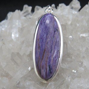 Colgante Charoita y plata