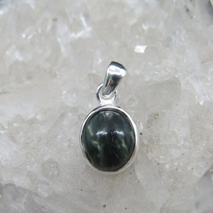 Colgante serafinita y plata