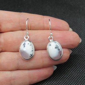 Pendientes merlinita y plata