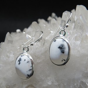 Pendientes merlinita y plata