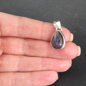Colgante labradorita y plata