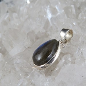 Colgante labradorita y plata