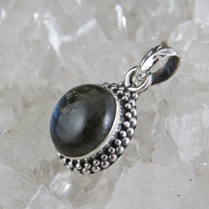 Colgante labradorita y plata