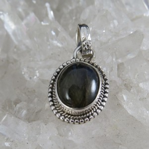 Colgante labradorita y plata