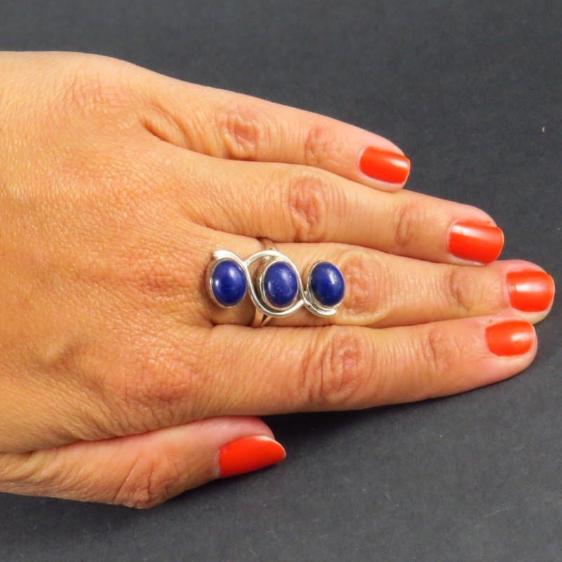 Anillo lapislázuli y plata Anillo lapislázuli y plata