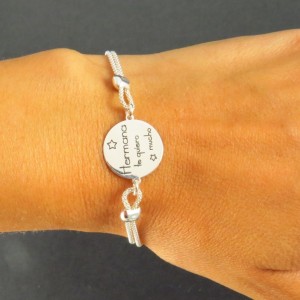 Pulsera plata Hermana