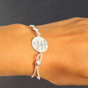 Pulsera plata Amiga