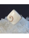 Anillo ojo de shiva y plata