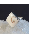 Anillo ojo de shiva y plata