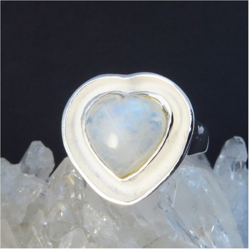 Anillo piedra luna y plata Anillo piedra luna y plata