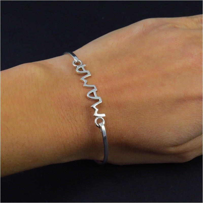 Pulsera plata Mamá Pulsera plata Mamá