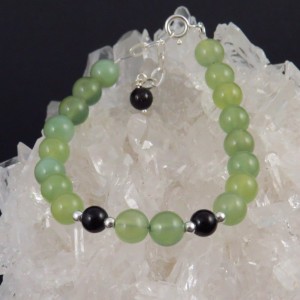 Pulsera Jade y Turmalina