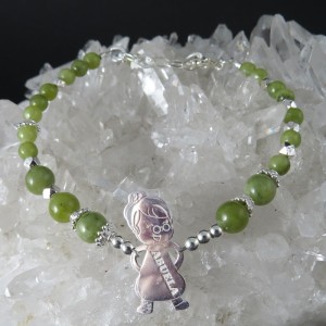 Pulsera abuela Jade y plata 925 mm