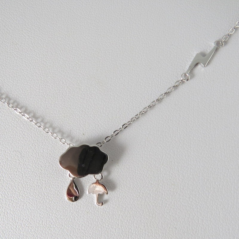 Collar nubes plata Collar nubes plata