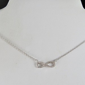 Collar infinito plata