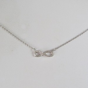 Collar infinito plata